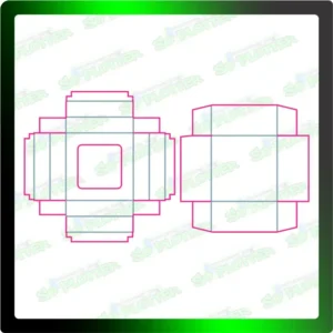 00400-Molde Caixinha 8x8x3.5cm
